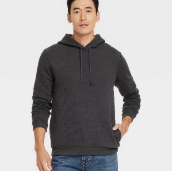 Goodfellow NWT Men's Charcoal Hoodie Sz M - Picture 1 of 8